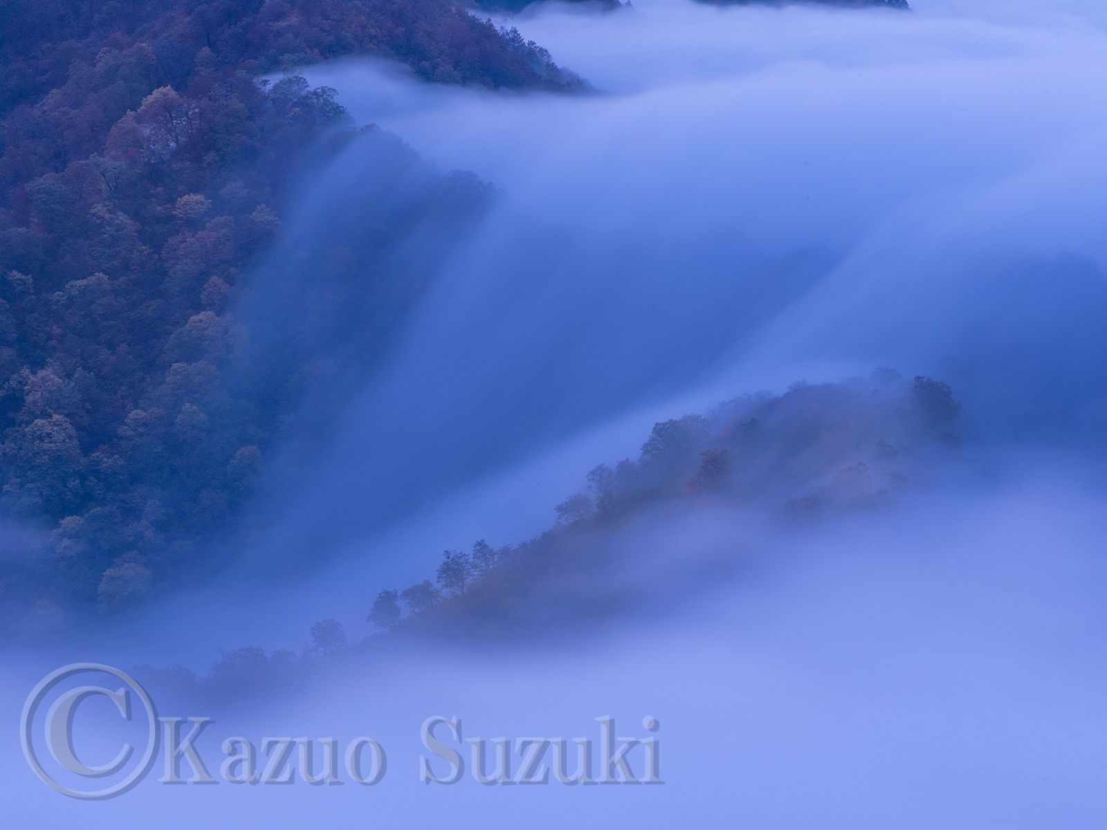 October Autumn Waterfall Clouds